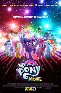 The poster for My Little Pony, The Movie
