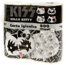 Hello Kitty/KISS toilet paper