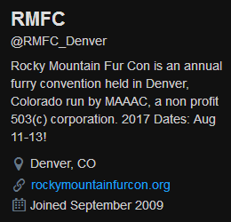 RMFC Twitter profile
