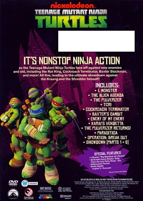 TMNT Ultimate Showdown DVD back cover