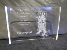 2015 Ursa Major Award for 'Housepets!'