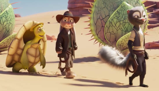 Abe, Chickenhare and Meg. Abe, Chickenhare and Meg.