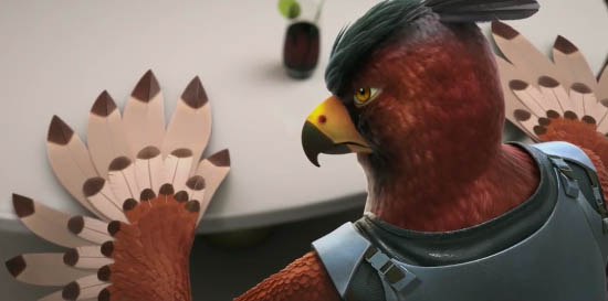 Goldbeak's rival in the city. Goldbeak's rival in the city.