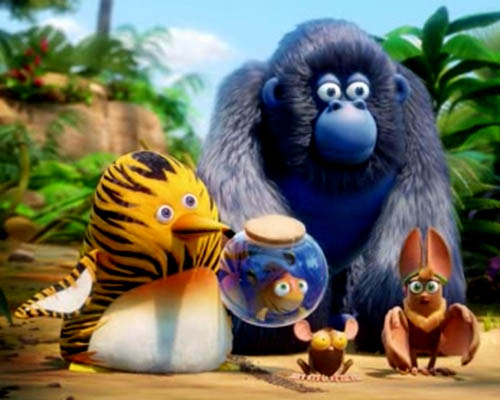 The main characters of The Jungle Bunch.