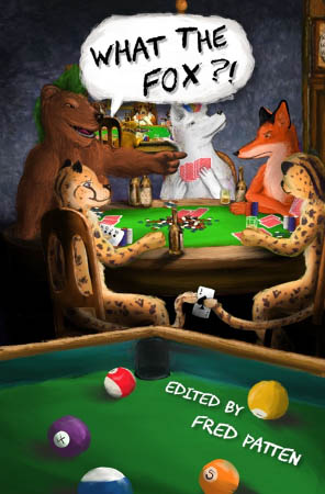 The front cover of the general edition, showing a group of furries around a poker table.