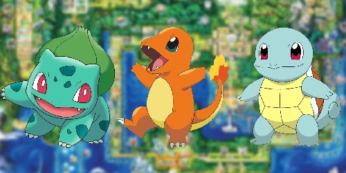 pokemon starters 1st gen