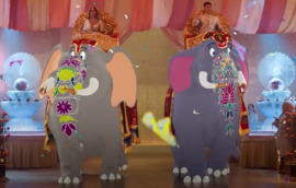 Wedding elephants in Tom & Jerry
