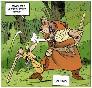 Extract from 'L'Épée de Ardenois' tome 1, 'Garen'