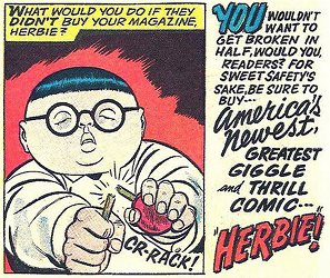 Herbie threatens readers