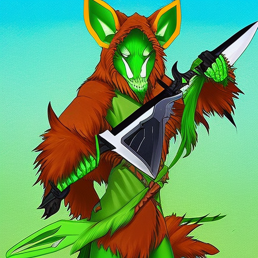 GreenReaper furries with knives, apparently