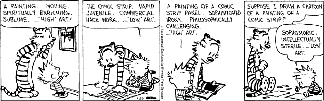 High Art vs. Low Art