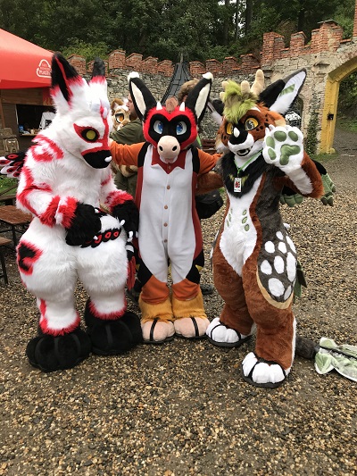 Fursuiters at Furrstein 2022