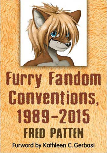 Cover to Fred Patten's 'Furry Fandom Conventions'. Cover art by Yamavu.