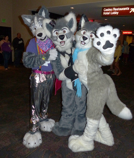 Sakura and Mercury at Biggest Little Fur Con 2013