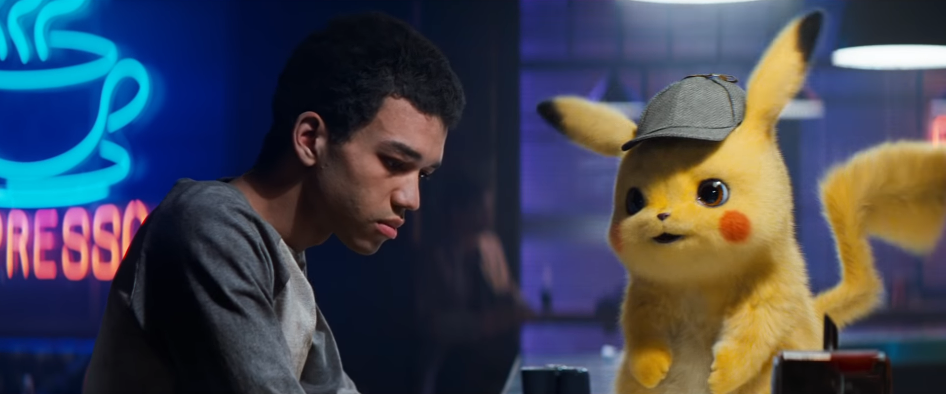 Detective Pikachu with a deerstalker hat