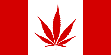 Canada Weed Flag