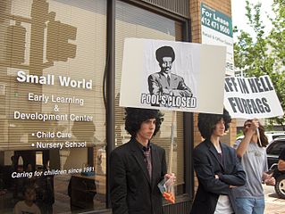 Anthrocon 2007 7chan protestors