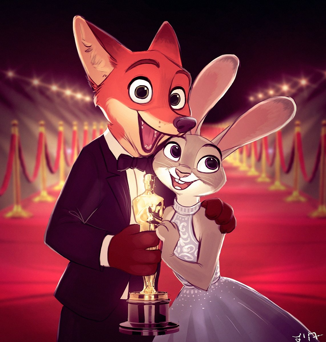 Ritwell's Zootopia Oscar picture