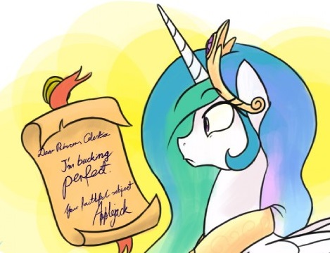 Applejack Month Princess Celestia