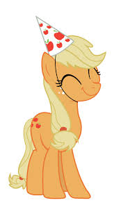 Applejack party hat