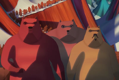CGI bears. You can almost count the polygons!